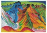Kirchner Ernst Ludwig; Die Berge , 1921