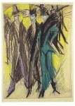 Kirchner Ernst Ludwig; Berliner Straßenszene , 1914