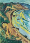 Kirchner Ernst Ludwig; Bucht an der Fehmarnküste , 1913