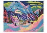 Kirchner Ernst Ludwig; Davos im Winter , 1923