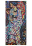 Kirchner Ernst Ludwig; Emmy Frisch im Schaukelstuhl , 1908