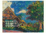 Kirchner Ernst Ludwig; Fehmarn-Häuser , 1908