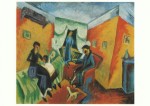 Kirchner Ernst Ludwig; Interieur , 1915