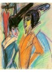 Kirchner Ernst Ludwig; Zwei Kokotten , 1914