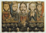 Kirchner Ernst Ludwig; Lehrer Florian Bätschi mit Schulkindern , 1936