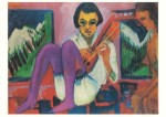 Kirchner Ernst Ludwig; Mandolinistin , 1921