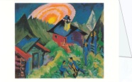 Kirchner Ernst Ludwig; Mondaufgang auf der Stafelalp , 1917