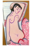 Kirchner Ernst Ludwig; Nackte liegende Frau , 1931