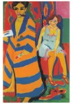 Kirchner Ernst Ludwig; Selbstbildnis mit Modell , 1910/1926