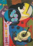 Kirchner Ernst Ludwig; Stilleben mit Katze und Pfeife , 1930/32