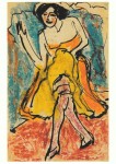 Kirchner Ernst Ludwig; Tänzerin (auch: Kokotte) , 1910