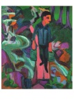 Kirchner Ernst Ludwig; Wasserträger am Bergbach , 1921-23