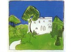 Kirchner Ernst Ludwig; Weisse Villa in Hamburg , 1910