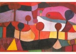 Klee Paul; Bewegte Landschaft mit Kugelbäumen , 1920