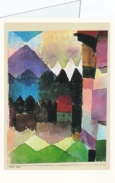 Klee Paul; Föhn im Marc'schen Garten , 1915