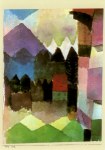 Klee Paul; Föhn im Marc'schen Garten , 1915