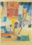 Klee Paul; Vor einer Moschee in Tunis , 1914