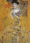 Klimt Gustav; Bildnis Adele Bloch-Bauer I (Ausschnitt) , 1907