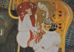 Klimt Gustav; Beethovenfries - Ausschnitt , 1901-02