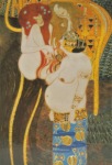 Klimt Gustav; Beethovenfries - Ausschnitt , 1901-02