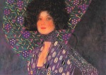 Klimt Gustav; Portrait Emilie Flöge (Aussschnitt) , 1902