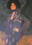 Klimt Gustav; Portrait Emilie Flöge (Aussschnitt) , 1902