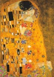 Klimt Gustav; The Kiss (Detail) , 1907-08