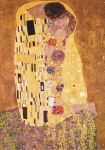 Klimt Gustav; The Kiss (Detail) , 1907-08