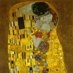 Klimt Gustav; The Kiss (Detail ) - 1862-1918