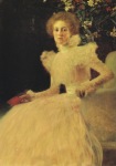 Klimt Gustav; Bildnis Sonja Knips (Ausschnitt) , 1898