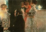 Klimt Gustav; Schubert am Klavier , 1899