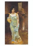 Klinger Max; Bildnis Elsa Asenijeff im Abendkleid , 1903