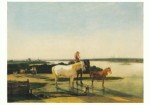Kobell Wilhelm Alexander Wolfgang von; Isarlandschaft mit Blick auf München , 1819