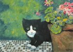 Koblinger Renate; Cat in the Garden