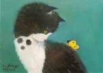 Koblinger Renate; Kitten with Butterfly