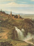 Koch Joseph Anton; Die Wasserfälle von Tivoli (Detail) , nach 1818