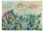 Kokoschka Oskar; Alpenlanschaft bei Mürren , 1912