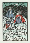 Kokoschka Oskar; Drei Hirten, Hund und Schafe (1906-1908)