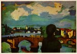 Kokoschka Oskar; Dresden, Elbebrücken , 1923