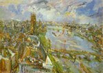 Kokoschka Oskar; Themse-Landschaft vom Vickers Gebäude aus
