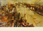 Kokoschka Oskar; London, Blick auf die Themse mit Tower Bridge