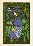 Kokoschka Oskar; Mädchen am Fenster (1906-1908)