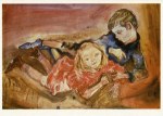 Kokoschka Oskar; Spielende Kinder , 1909