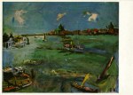 Kokoschka Oskar; Venedig - Boote an der Dogana , 1924