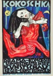 Kokoschka Oskar; Plakat für das Sommertheater in der Kunstschau , 1909