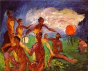 Kolig Anton; Die Sonnensucher , 1947