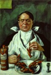 Kramasztyk Roman; Der Krebsessende - Portrait von Karol Szuster