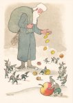 Kreidolf Ernst; St. Nikolaus mit Zwergen