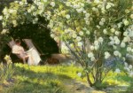 Krøyer Peter Severin; Rosengarten (Frau des Malers im Garten in Skagen)