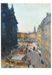 Kuehl Gotthardt; Topfmarkt in Dresden , 1911